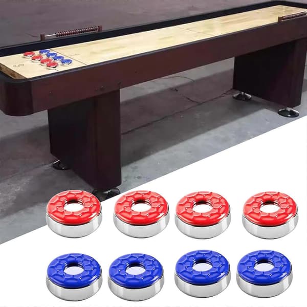 8 stk. Shuffleboard Pucks Sæt, Shuffleboard Bord Pucks Erstatninger, Shuffleboard