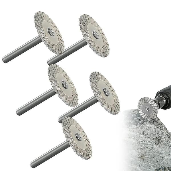[LLC] Thmm diamantklinge med 6 mm skaft skæreskive til gravering og skæring af fliser, granit, marmor, keramikarbejde Sharp 10pcs