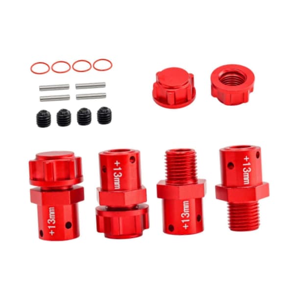 [LLC]4st 1/8 1/7 RC Bilkoppling Uppgraderingsdel Robust Professionell Lätt att installera red