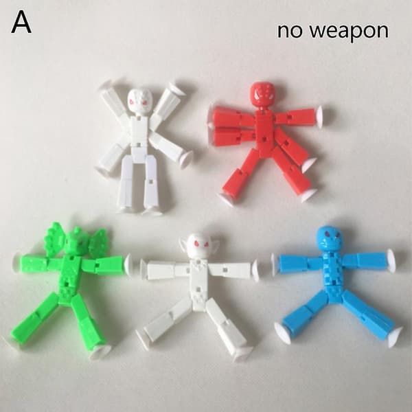 [LLC]Stikbot Puppet Sucker Joint Puppet Freeze Action Figure Filming Animation Tripod Random 2 Pcs