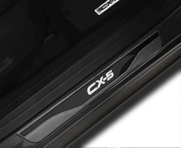 [LLC] Biltilbehør Dørtrinsplade til Mazda CX-5 CX5 2013-2024 Trim Beskyttelse Autodele 4 Stk.