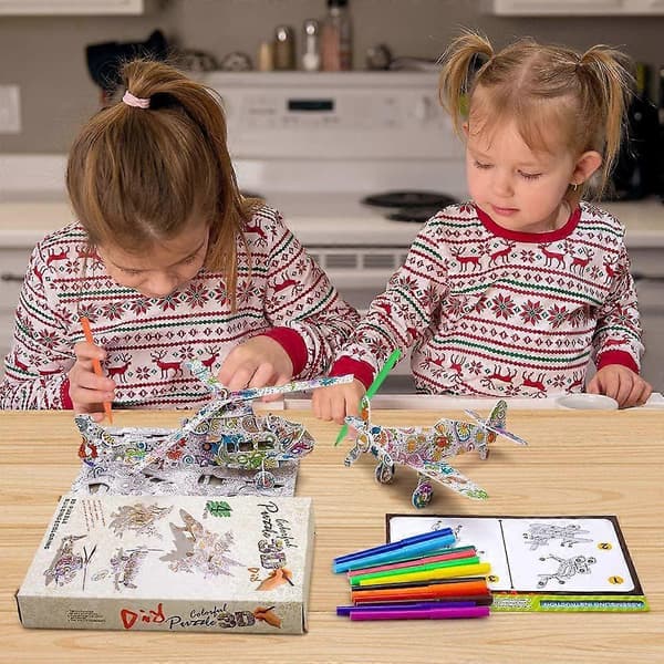 [LLC]Dream Fun 3D-puslespill for barn, håndverkssett for barn 6-12 år, jenter og gutter, bursdagsgaver