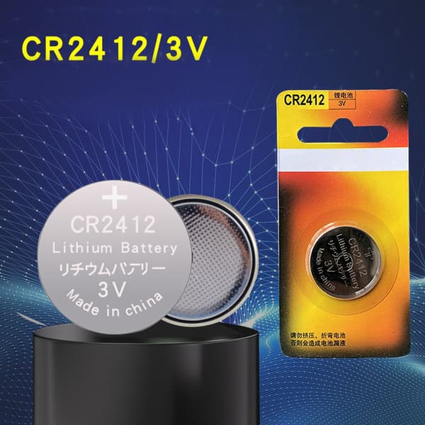 [LLC] Reliable CR2412 3V Lithium Batteries Perfect For Electronic Devices Car Keys