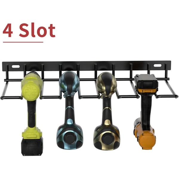 [LLC] Power Tool Shelf Power Tool Holder Wall Mounted Power Tool Organizer Workshop Wrench Tool Screwdriver Storage Rack Home 10 hooks