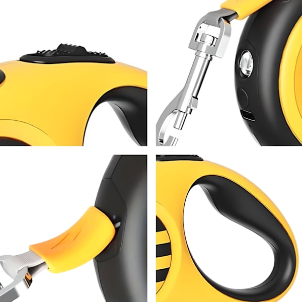[LLC] AUTOMATIC LEASH WITH LED LAMP 5M FAST RETRACTABLE FOR DOG CAT