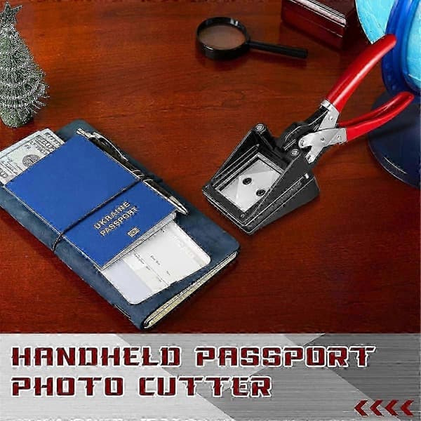[LLC] Håndholdt passfotokutter Fotokutter Hullmaskin Egnet for kontor_