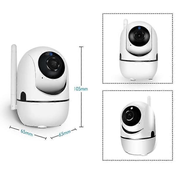 Trådlös Wifi 1080p IP-kamera Inomhus Webbkamera Monitorer EU Plug