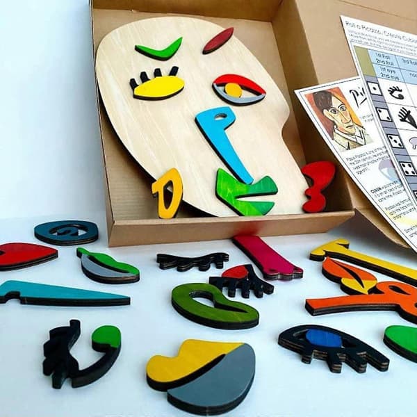 [LLC]26 Trä Picasso Kreativ Konst Pussel Lekset Presenter För Barn