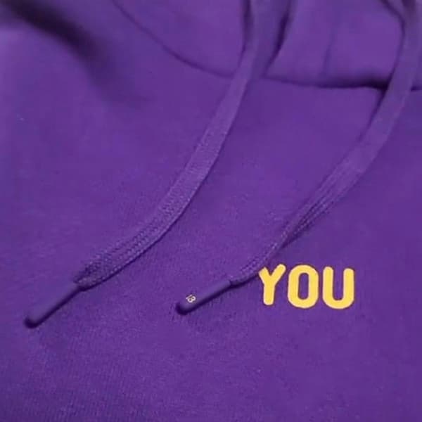 [LLC]Thisex Drawstring Hoodie K-Pop BTS Jimin Samme Langermet Aktiv Genser M