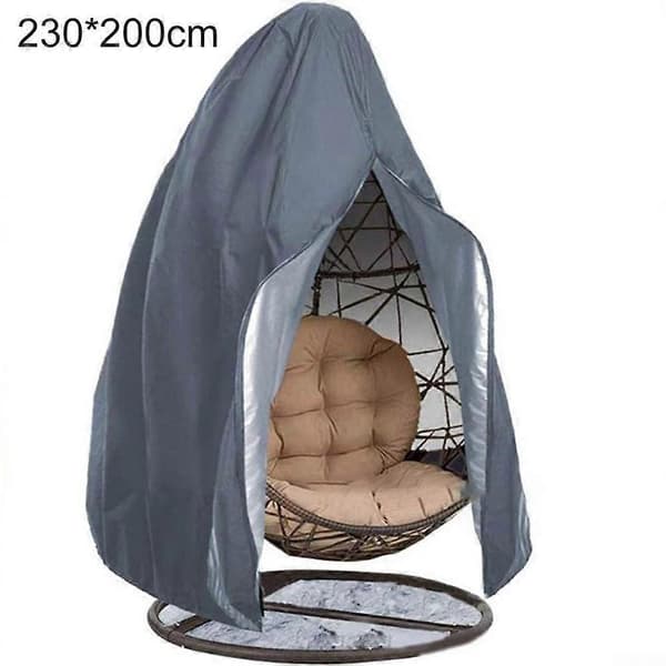 [LLC]Th0 X 200 Cm Äggstolsöverdrag Utomhusmöbler Vattentätt grey