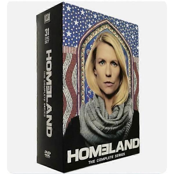[LLC]HOMELAND: Hele serien, sæson 1-8 (DVD 31-disc Box-sæt) engelsk version
