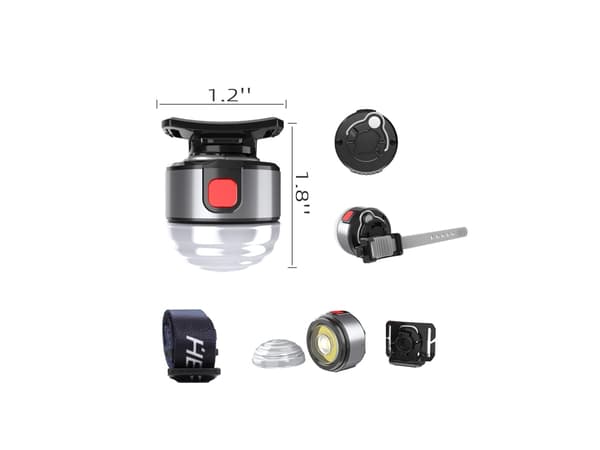 [LLC] Headlamp Camping Equipment Rechargeable LED Headlamp With Red White Light Multifunctional Headlamp For Outdoor Activities