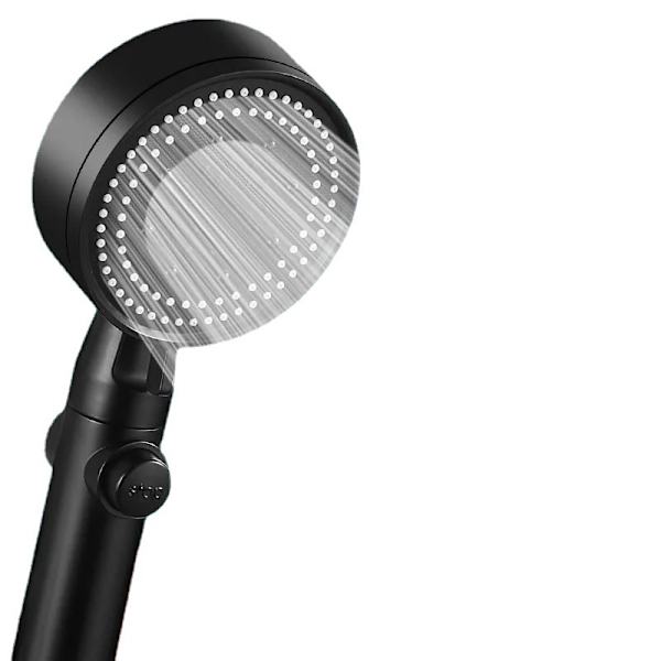 [LLC] Shower Head, High Pressure Shower Head, 5 Settings, Handheld, with On/Off Button, Water Saving