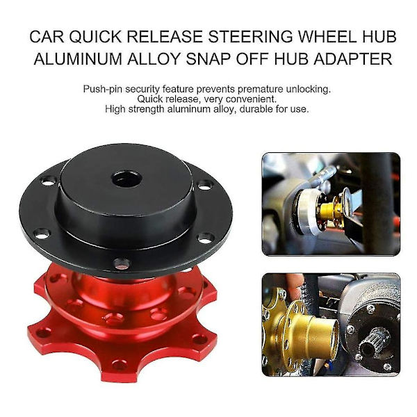 [LLC]Universal Quick Release Adapter Snap Off Rat til racerbil red