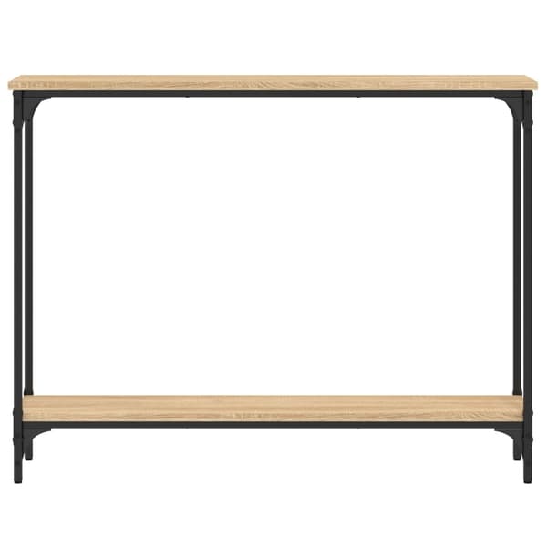[LLC]vidaXL Console table sonoma oak 100x22.5x75 cm engineered wood Brun 8500