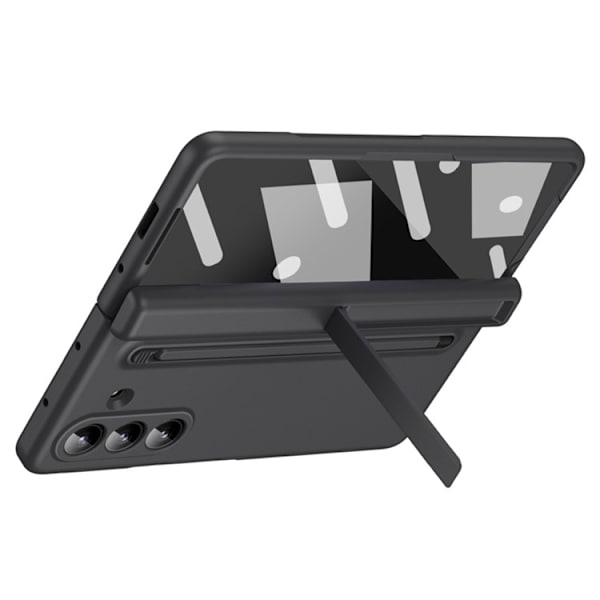 [LLC] Compatible with Galaxy Z Fold 7 Case Incl. Screen Protector & Pen Black 120