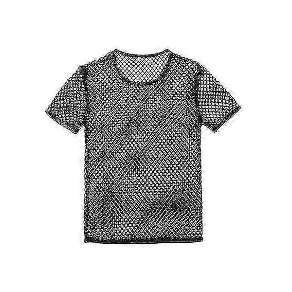 [LLC]Thn's Mesh See Through Fishnet T-paita Seksikäs S