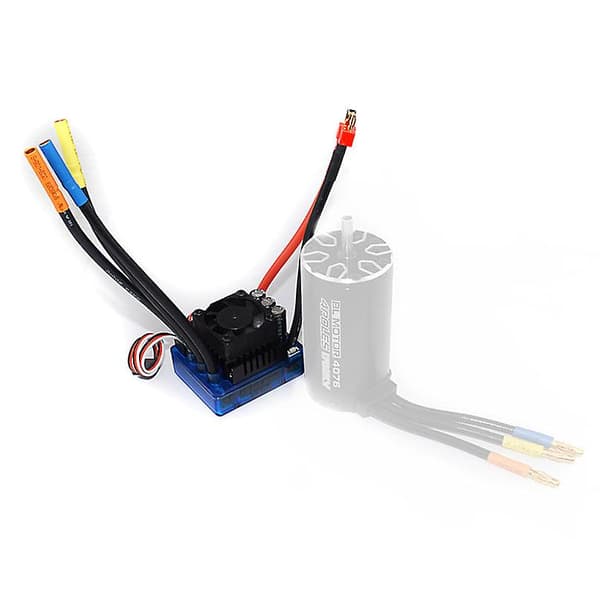 [LLC]Feichao 120a Vanntett Børsteløs Esc Hastighetskontroller T-plugg 2-6s For 1/8 Rc Bil Crawler Båtdeler