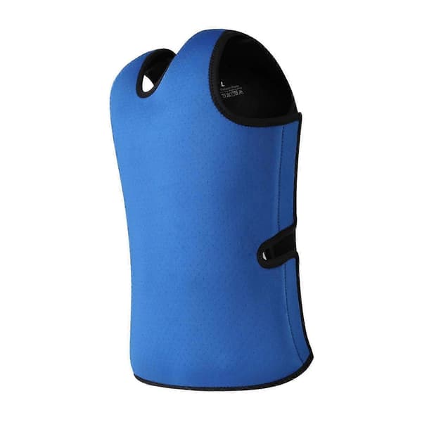 [LLC]Thnsory Vest Sensorisk kompressionsvest, tætsiddende, til humørregulering, ærmeløs, sensorisk vest Blue