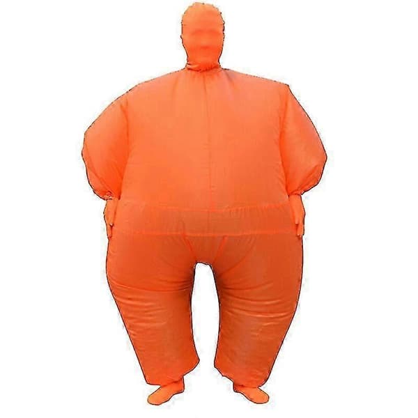 [LLC] Oppusteligt heldragt til voksne 1,6-2,2 m Vandtæt og åndbar polyester Orange style1