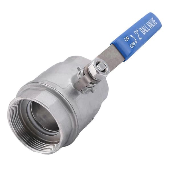 [LLC]Thll Ventil Hunngjenger 2 Tommer 304 Rustfritt Stål DN50 1000 WOG silver