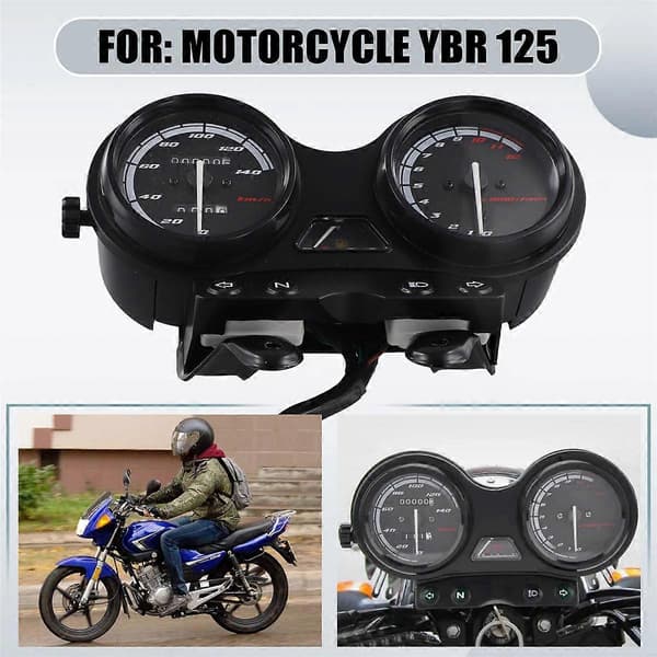 [LLC]Motorcykel Digital Måler Instrument Digital Display Speedometer til Yamaha Ybr 125
