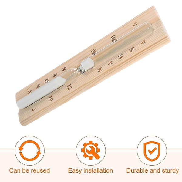 [LLC]Sauna Timer til Træ Timeglas Timer 15-minutters Timeglas Sauna Træ Timeglas Tidsmåling Afslapningsenhed
