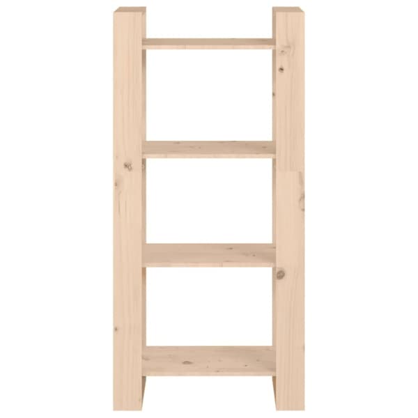 [LLC]Bookcase/room divider 60x35x125 cm solid wood 500 Furuträ