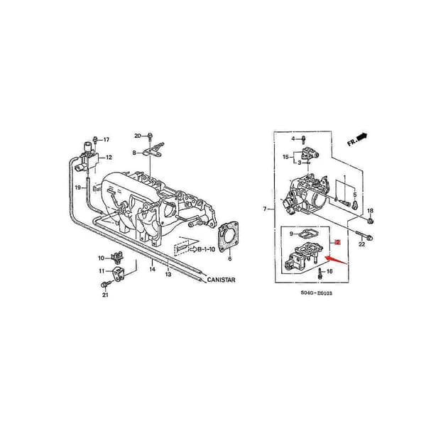 [LLC]Th022-P2A-J01 Bil tomgangsluftreguleringsventil IACV IAC til -V 1995-2001 16022-P2E-A51 Tomgangsventil