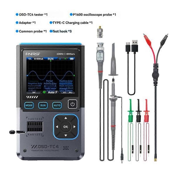 FNIRSI DSO-TC4 3-i-1 Digitalt Oscilloscop
