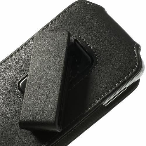 [LLC] BÆLTEHOLDER KLIP ROTERENDE 360 ETUI I BLØDT KUNSTLÆDER MED MAGNETISK LUKNING TIL > MAXWEST ASTRO 5S > SORT