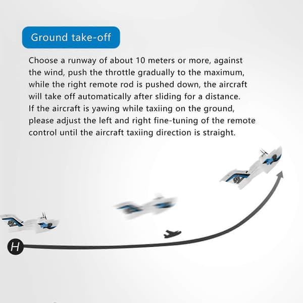 [LLC]EPP-skumplan Trådlös kontroll Vattentätt flygplan Stuntflygplan för tonåringar Modellglidare Utomhusflygleksak Rolig present Röd Blue