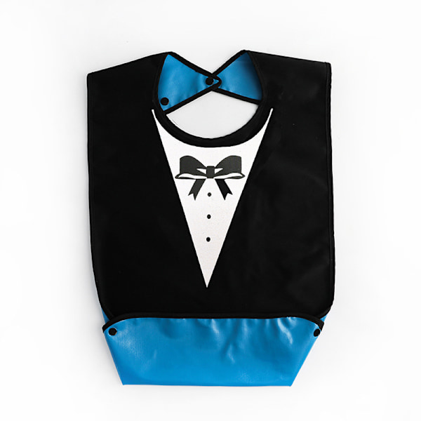 [LLC] 1pc Practical and Waterproof Adult Bib, Durable Bib with Rice Pocket
