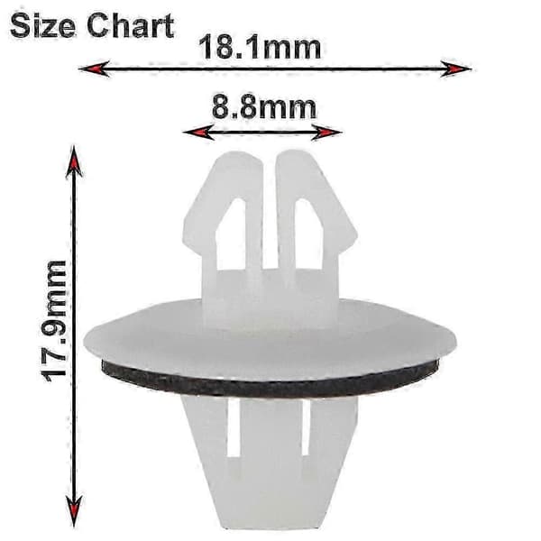 [LLC] Monteringsklips for Suzuki Jimmy - 100 stk sett OE#77553-65D10
