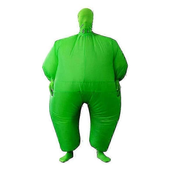[LLC] Oppusteligt heldragt til voksne 1,6-2,2 m Vandtæt og åndbar polyester Green style1