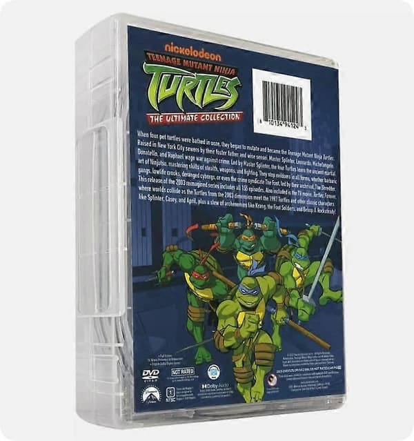 [LLC] Teenage Mutant Ninja Turtles (2003): Den ultimate samlingen (DVD, 18-Disc) 2023