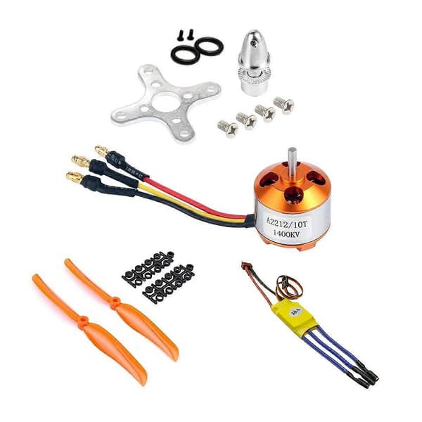 [LLC]2212 1400KV Motor+30A ESC+8060 Propeller+Propeller Protector för RC Quadcopter Helikopter Flygplan As