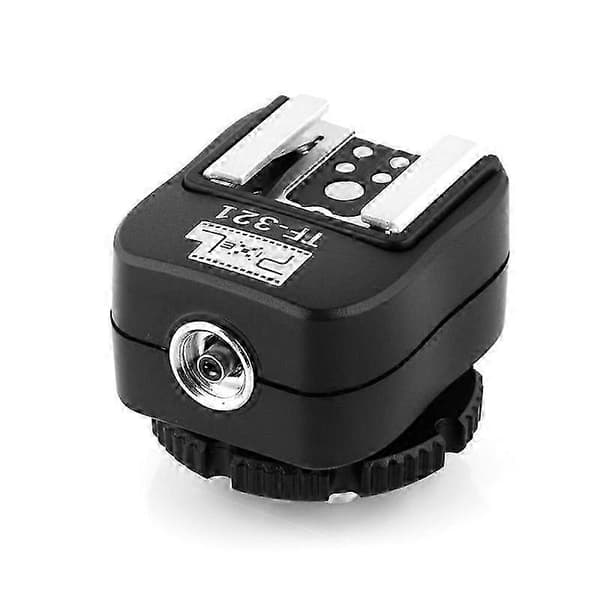 [LLC]Th-321 Kamera Flash Sko Adapter Sort Kompatibel med Canon EOS
