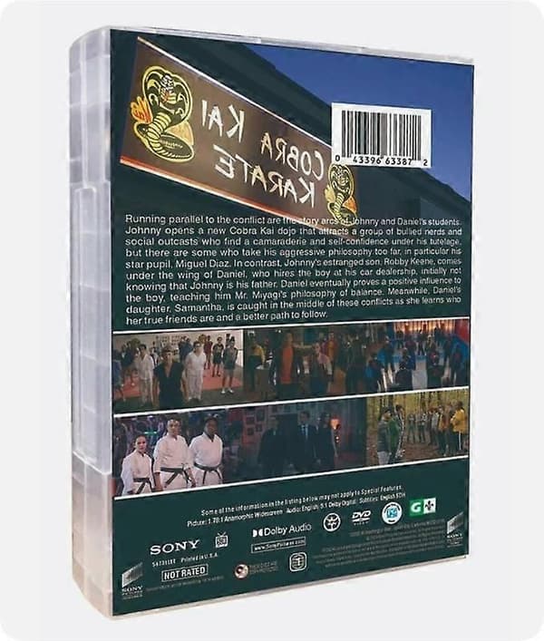 [LLC]Thw Box Set Cobra Kai Sæson 1-6 DVD 14-disc engelsk version