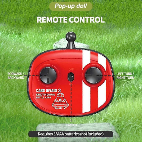 [LLC]Fjernstyret Mini Bumper Cars Sæt med Katapulter og Controller