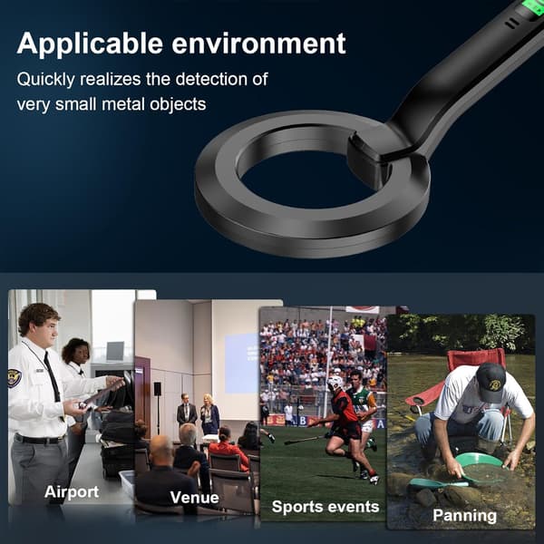 [LLC] Professional Metal Detector - High-Sensitivity Handheld Metal Detector with LCD Display