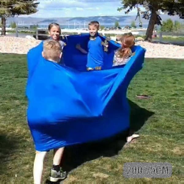 [LLC]Elastiskt träningsband för teambuilding-spel, hög elasticitet, stor Blue Circumference 600x75CM