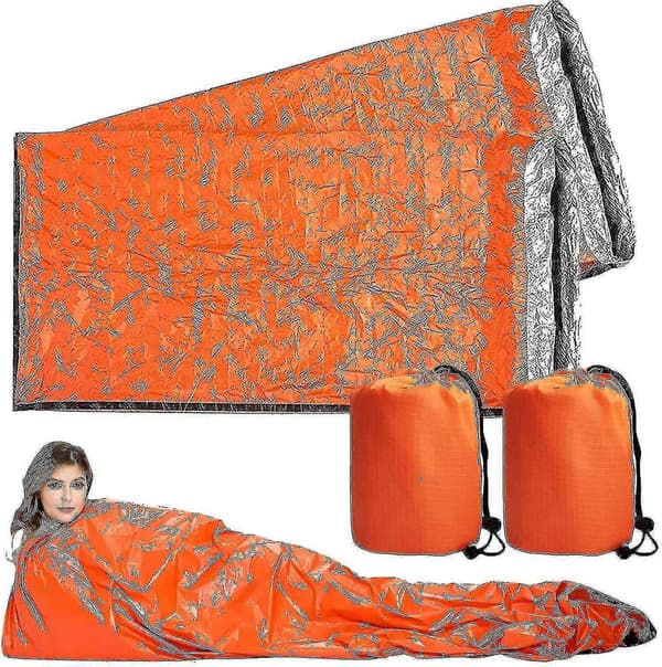 [LLC]Thergency sovepose for utendørs - 4x termisk vanntett bivvy-sekk