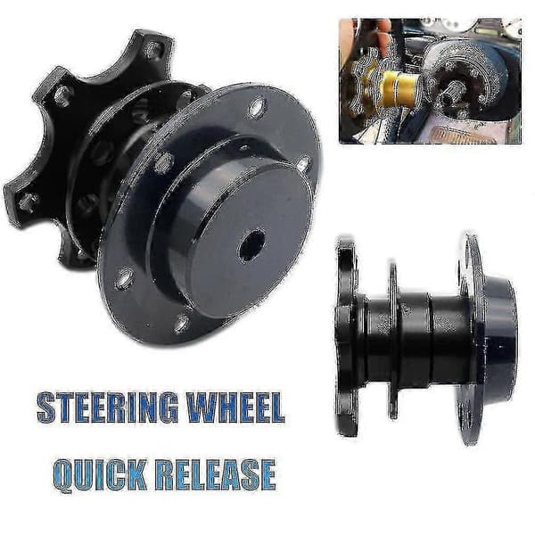 [LLC]Universal Quick Release Adapter Snap Off Steering Wheel Hub Race JJI