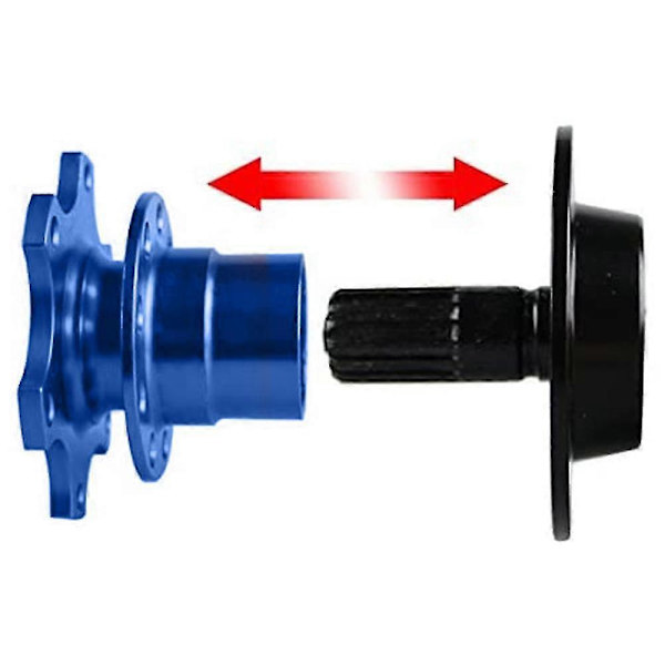 [LLC]Universal Quick Release Adapter Snap Off Rat til racerbil blue