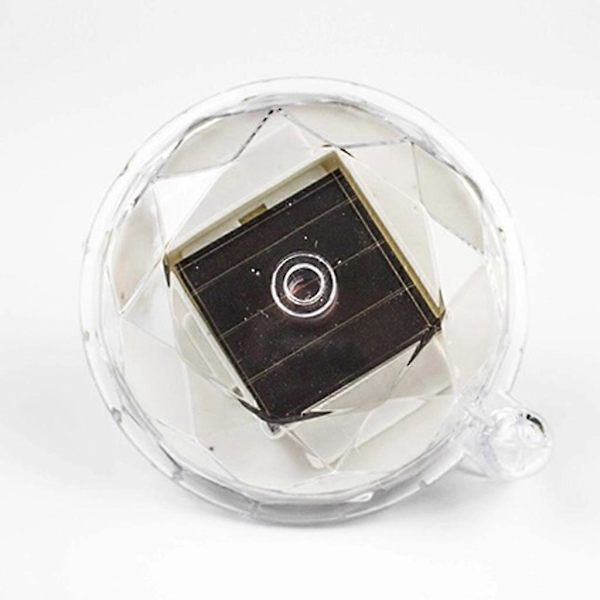 [LLC]Thcs Utendørslys Solar Hagestavlys Rustfritt Stål Plenlampe Dekor Diamond