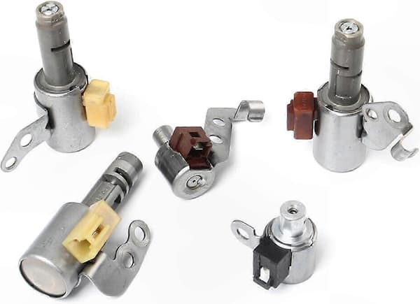 5 st transmissionssolenoid för U140E U241E växellådsbyteskomponenter passar RX300 RAV4 Highlander Camry 3529021010