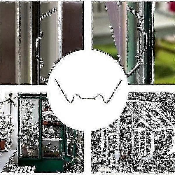 [LLC]Th0 PCS Drivhusvindusklemmer i rustfritt stål for drivhuspaneler i glass