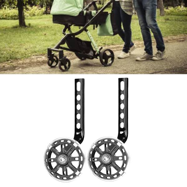 [LLC]Training Wheels for Single Speed Kids' Bikes, Non-Slip Design with Built-in Micro-Generator for Luminous Wheels, Silent Flashing