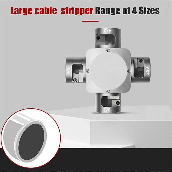[LLC]Th1051 Stor kabelstripper 2/0-250, stor stålkabel As